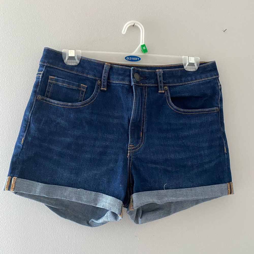 Aeropostale dark wash high wasted jean shorts